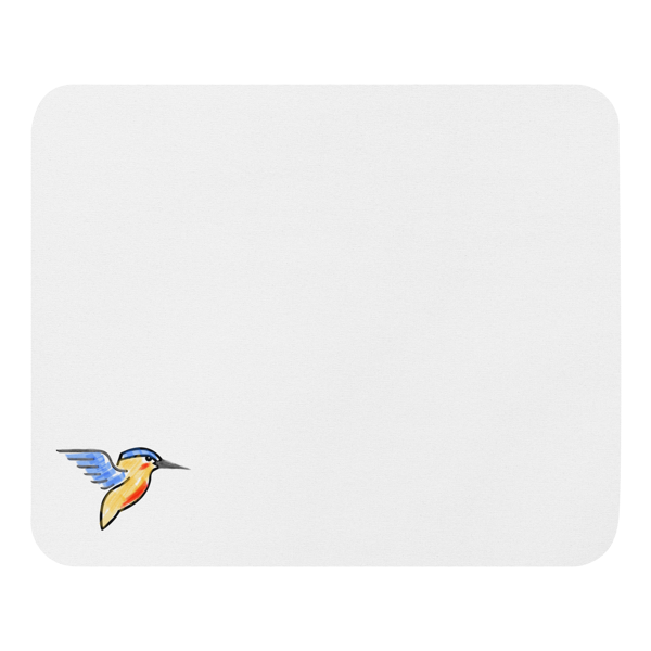 Mousepad mit buntem Eisvogel